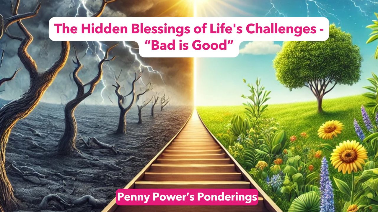 You are currently viewing Penny Power Ponders: The Hidden Blessings of Life’s Challenges – “Bad is Good”